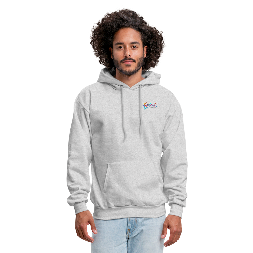 Colorful EMPWR Logo Hoodie - ash