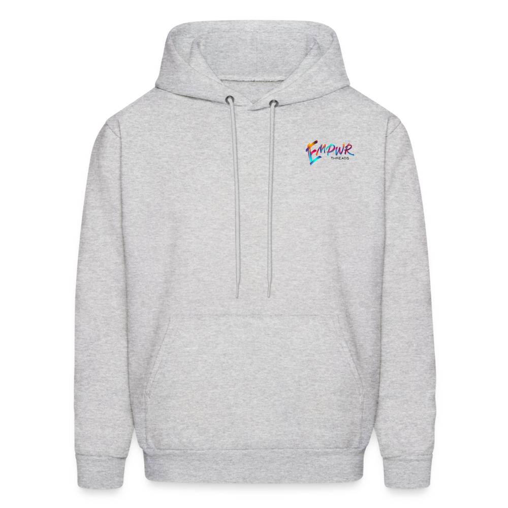 Colorful EMPWR Logo Hoodie - ash