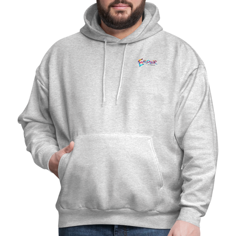 Colorful EMPWR Logo Hoodie - ash