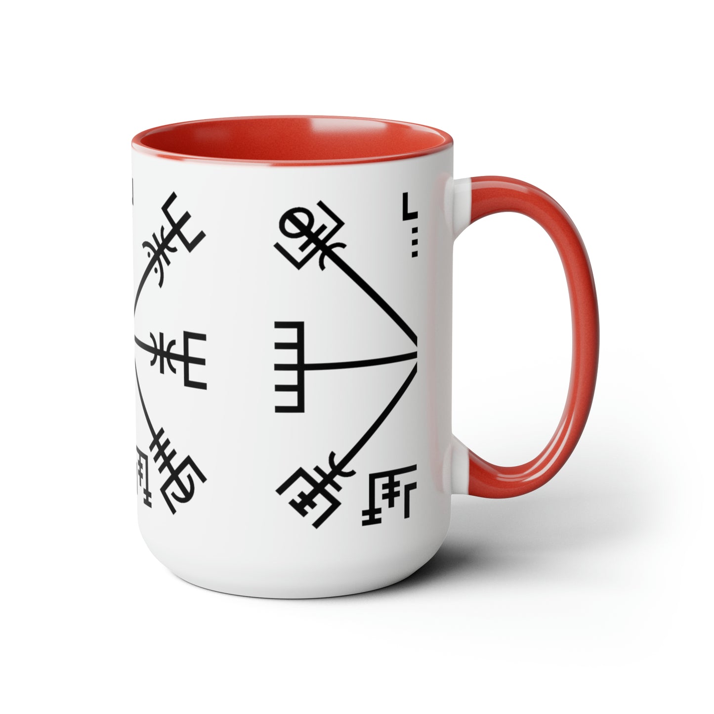 Vegvísir Two-Tone Coffee Mug, 15oz