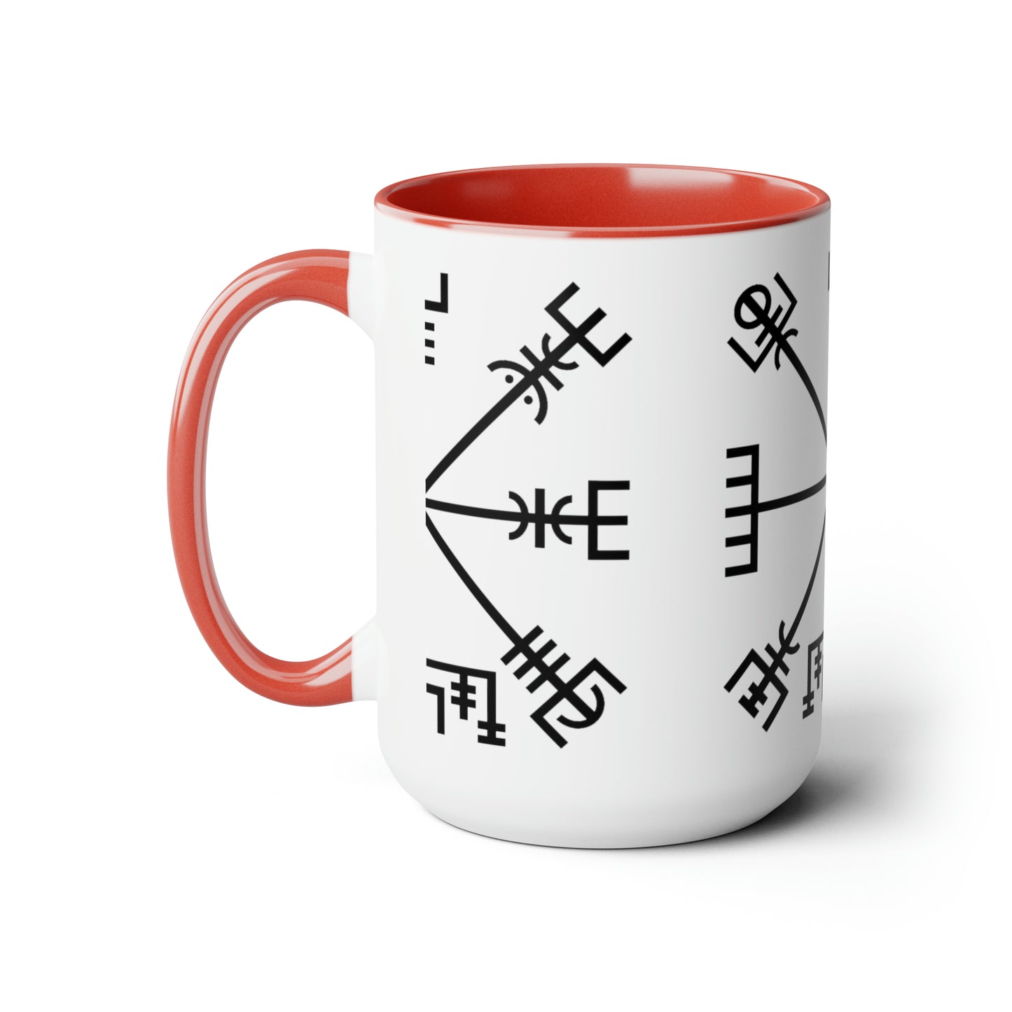 Vegvísir Two-Tone Coffee Mug, 15oz