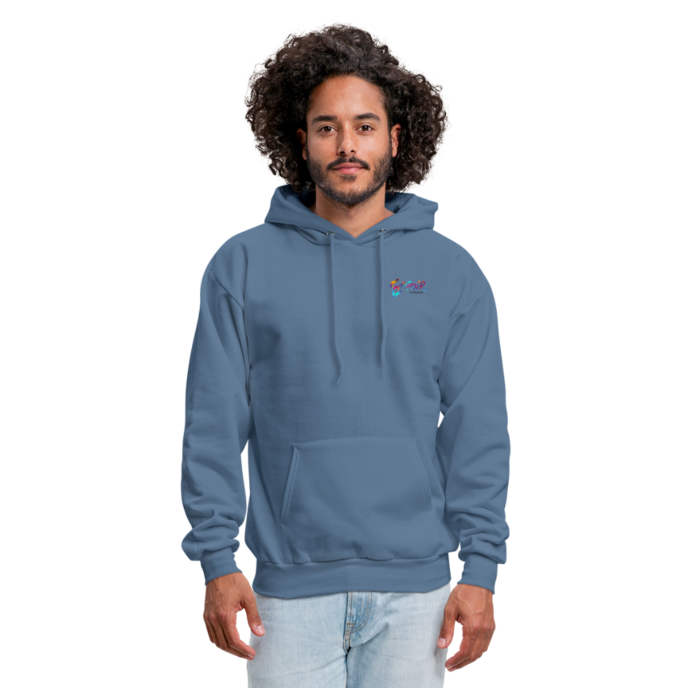 Colorful EMPWR Logo Hoodie - denim blue