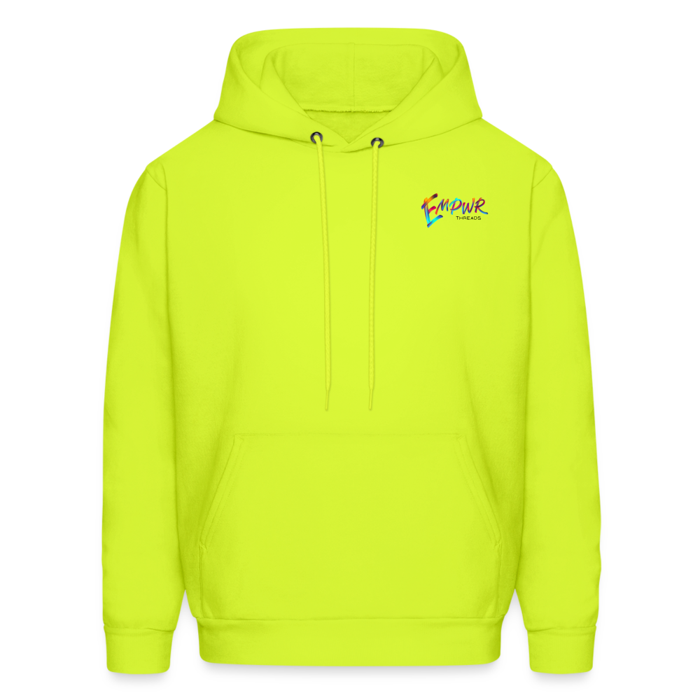 Colorful EMPWR Logo Hoodie - safety green