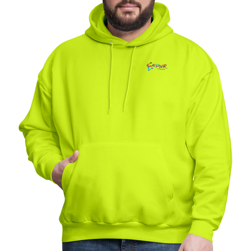 Colorful EMPWR Logo Hoodie - safety green