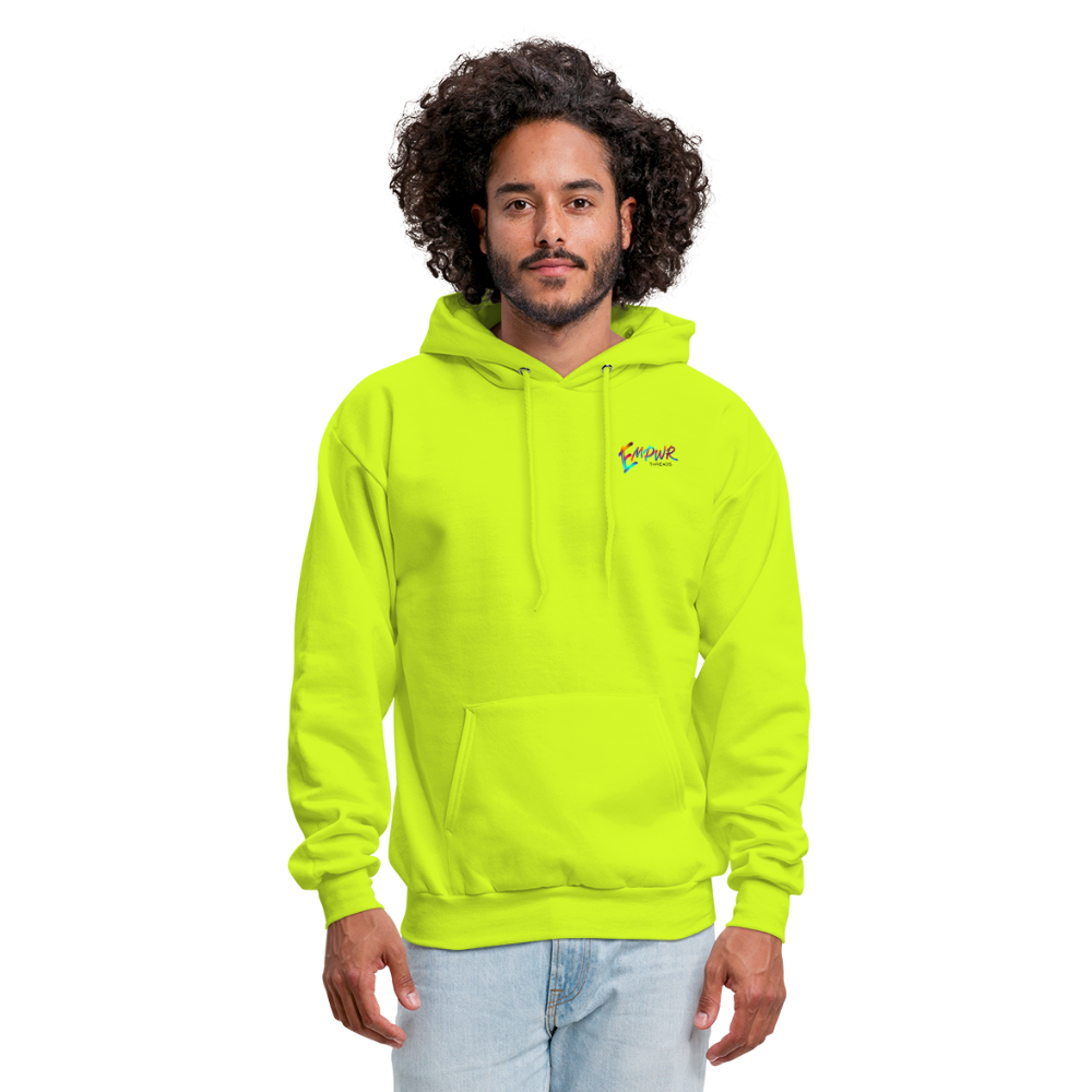 Colorful EMPWR Logo Hoodie - safety green