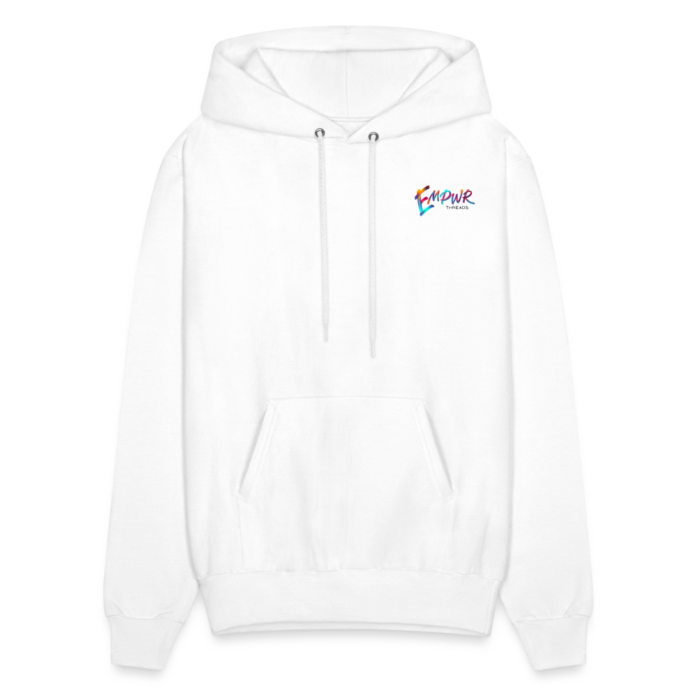 Colorful EMPWR Logo Hoodie - white