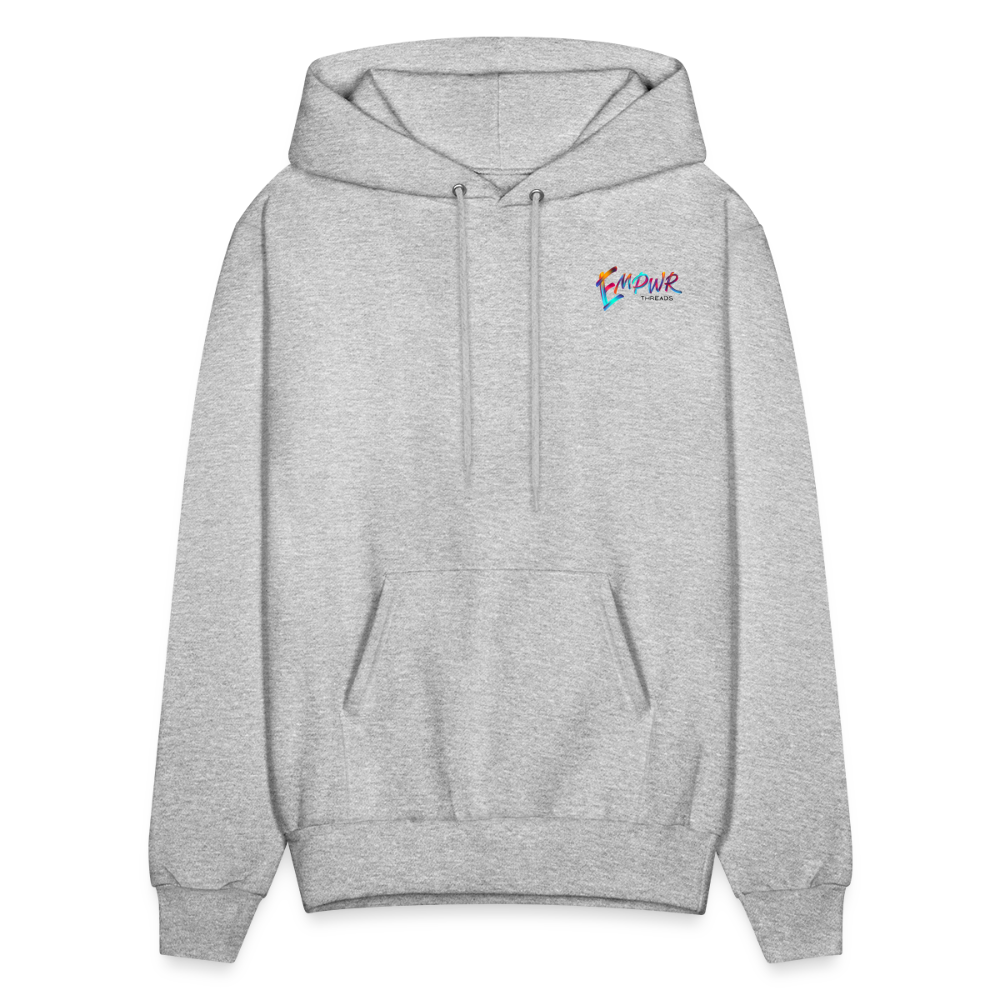 Colorful EMPWR Logo Hoodie - heather gray