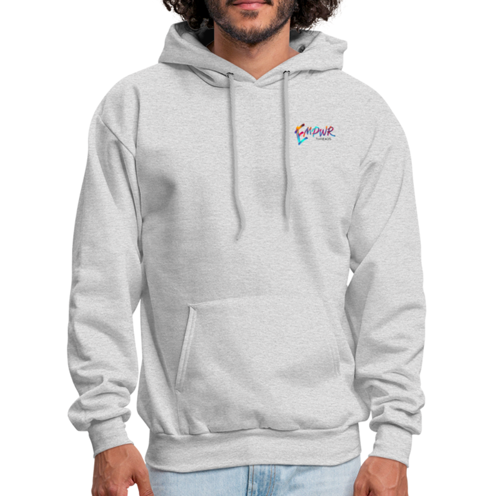 Colorful EMPWR Logo Hoodie - ash 