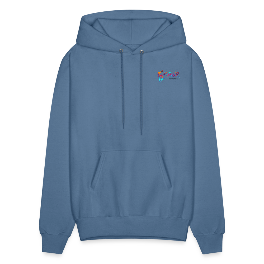 Colorful EMPWR Logo Hoodie - denim blue