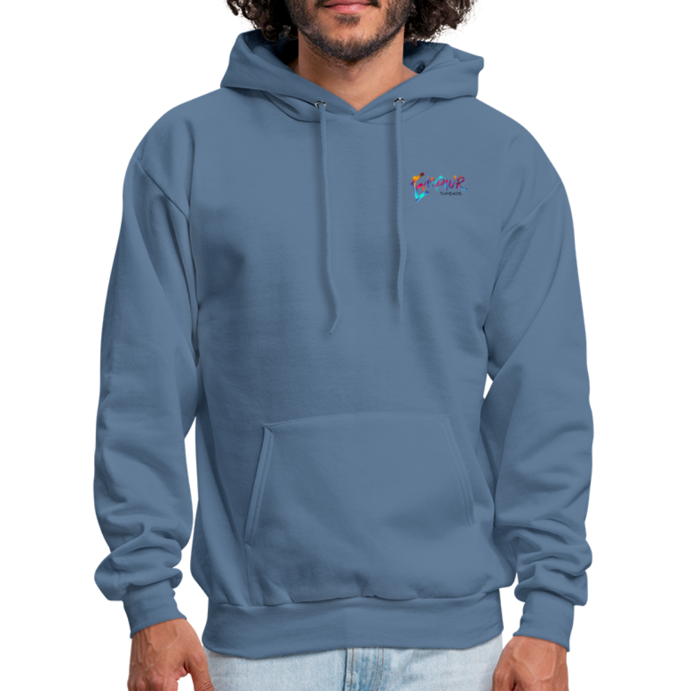 Colorful EMPWR Logo Hoodie - denim blue