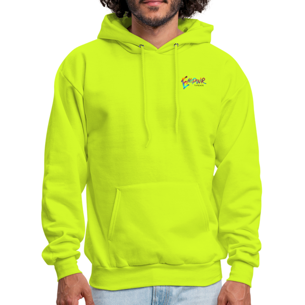 Colorful EMPWR Logo Hoodie - safety green