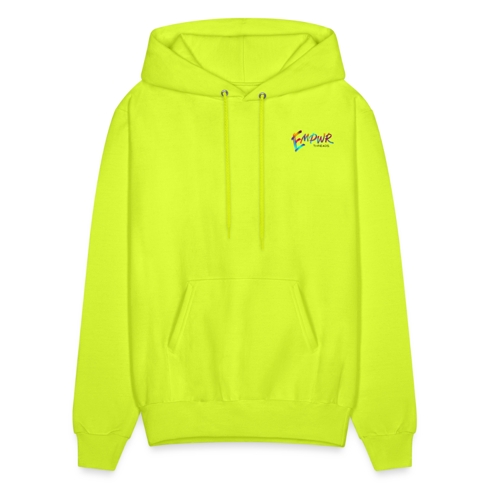 Colorful EMPWR Logo Hoodie - safety green